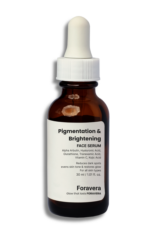 Pigmentation & Brightening Face Serum – Vitamin C + Alpha Arbutin
